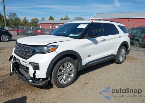 2022 Ford Explorer King Ranch из США, поврежденный, VIN 1FM5K8LC0NGA05892